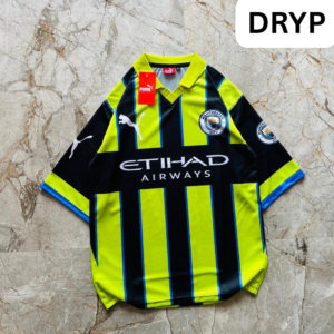 Phil Foden #47 Manchester City Away Jersey – Black & Neon Fan Edition