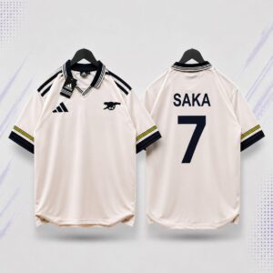 Arsenal – Bukayo Saka #7 Home Jersey (White Edition)