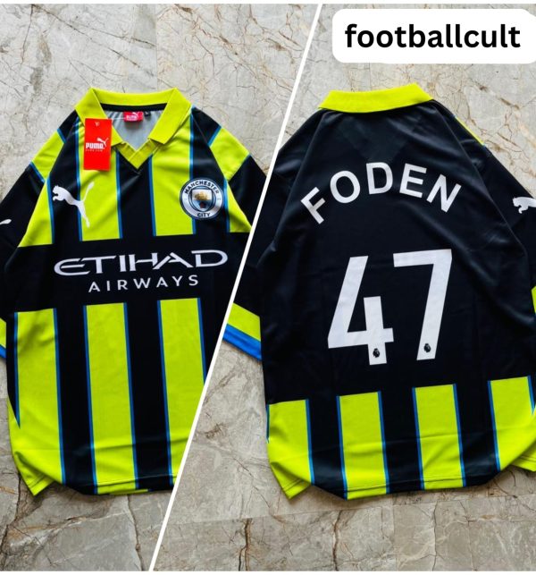 Manchester City Foden #47 Neon Jersey