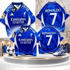 Ronaldo #7 Blue Special Edition Jersey