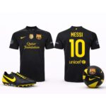 Messi Barcelona Black #10 – Qatar Foundation Jersey