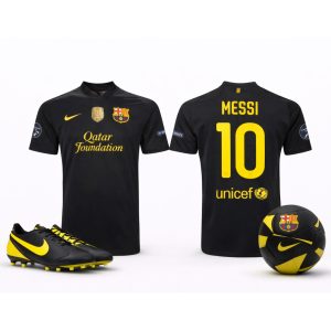 Messi Barcelona Black #10 – Qatar Foundation Jersey