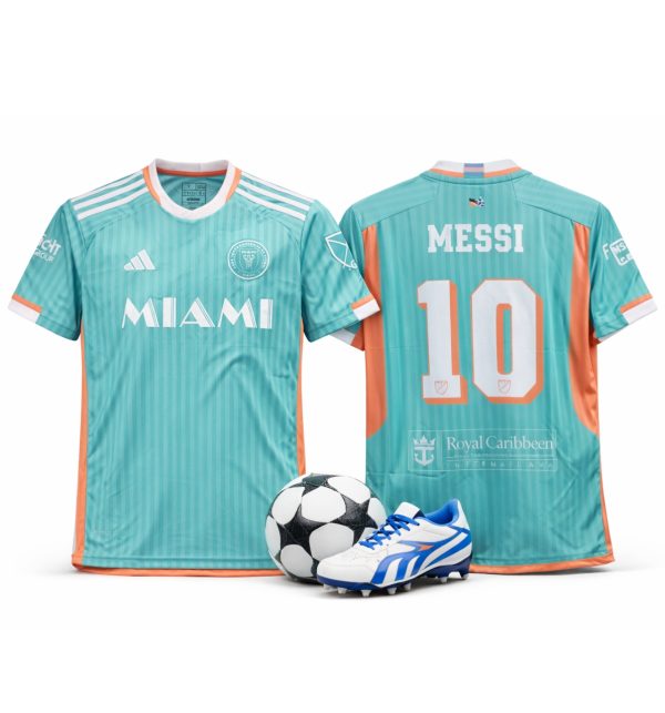 Messi Inter Miami #10 Aqua - (2023 Away) Jersey