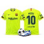 Messi Barcelona Neon Yellow #10 (18/19 Away) Rakuten Jersey