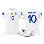 Mbappe France #10 White (2022 World Cup) – Jersey