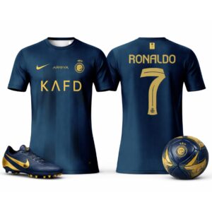 Ronaldo Al Nassr #7 Dark Green (23/24 Away) - KAFD Jersey