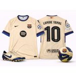 FC Barcelona 23/24 Away Gold #10 – Lamine Yamal Jersey