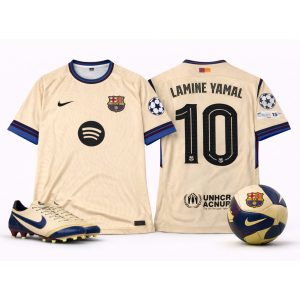 FC Barcelona 23/24 Away Gold #10 - Lamine Yamal Jersey